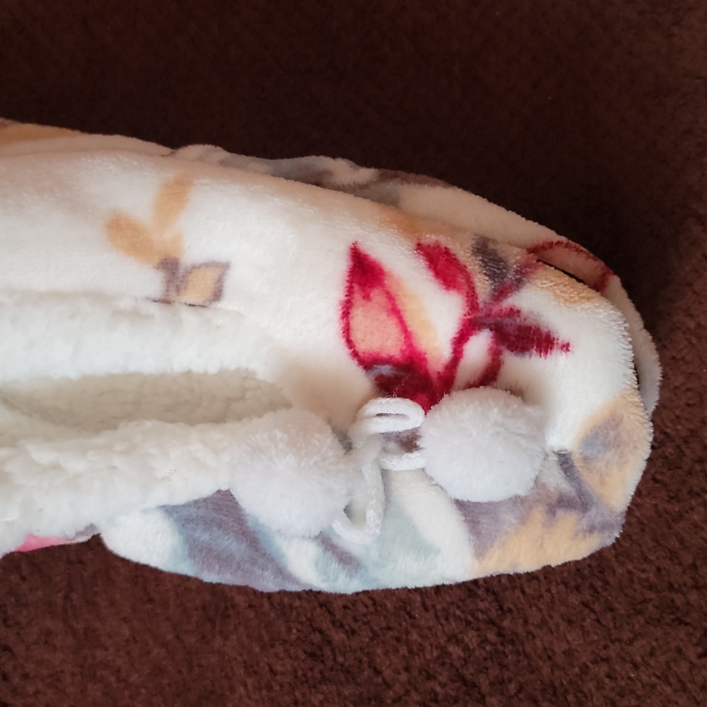 FLORAL PRINT SLIPPERS - Picture 4 of 4